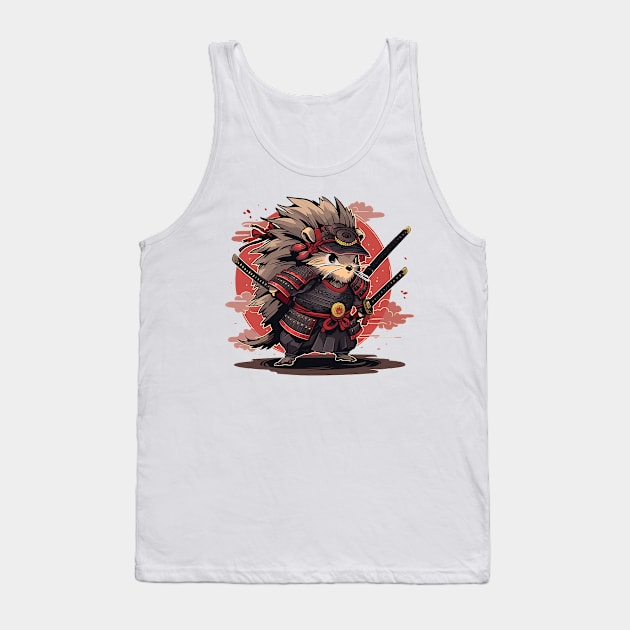 hedgehog Tank Top by fancy ghost